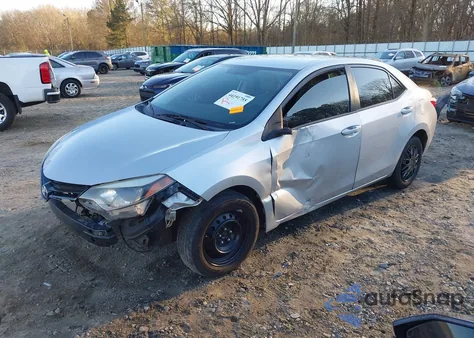 2016 Toyota Corolla Le from USA, damaged, VIN 5YFBURHEXGP468335